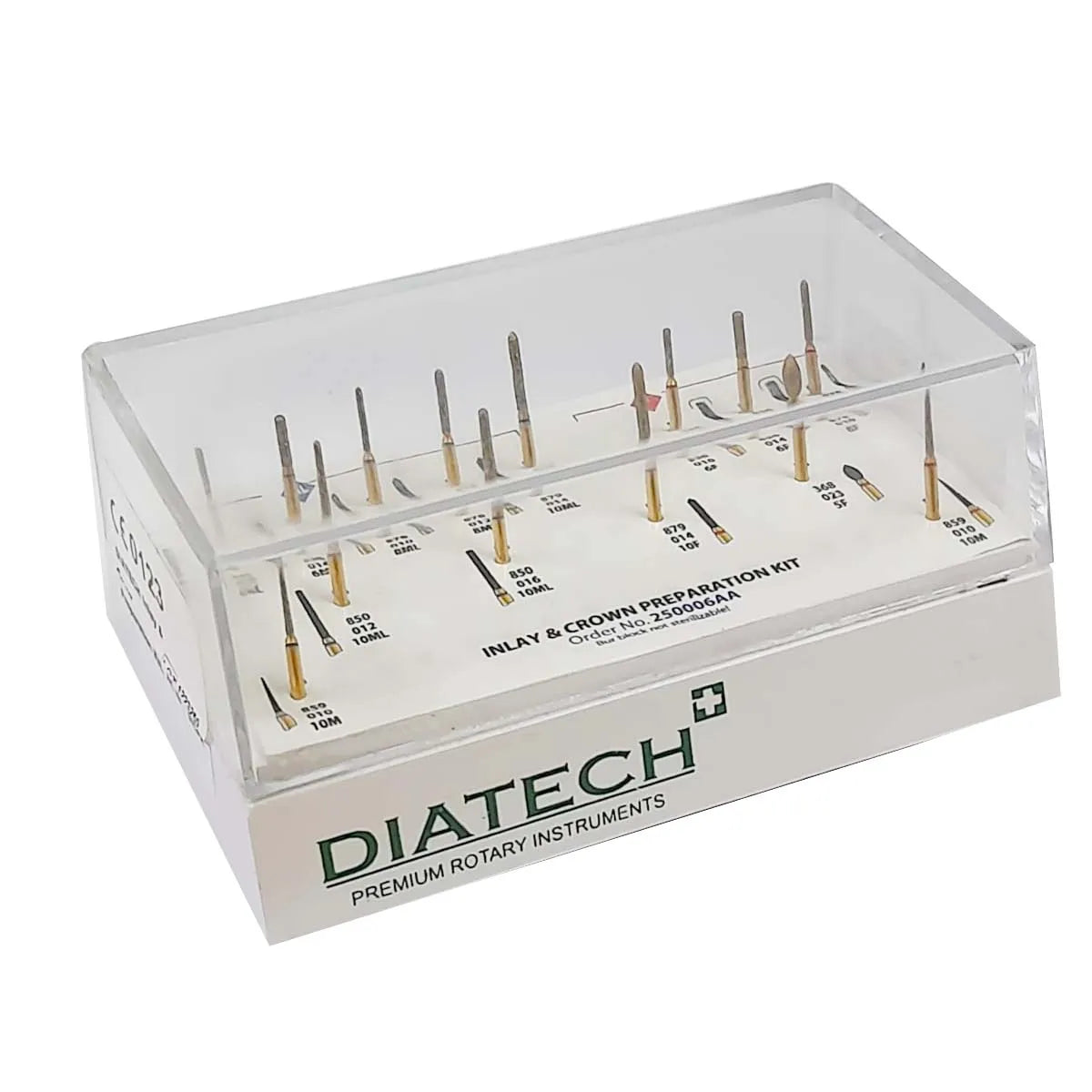 Coltene Diatech Inlay & Crown Preparation Kit - 14 FG Multilayer Diamond Burs Coltene Diatech Inlay & Crown Preparation Kit - 14 FG Multilayer Diamond Burs